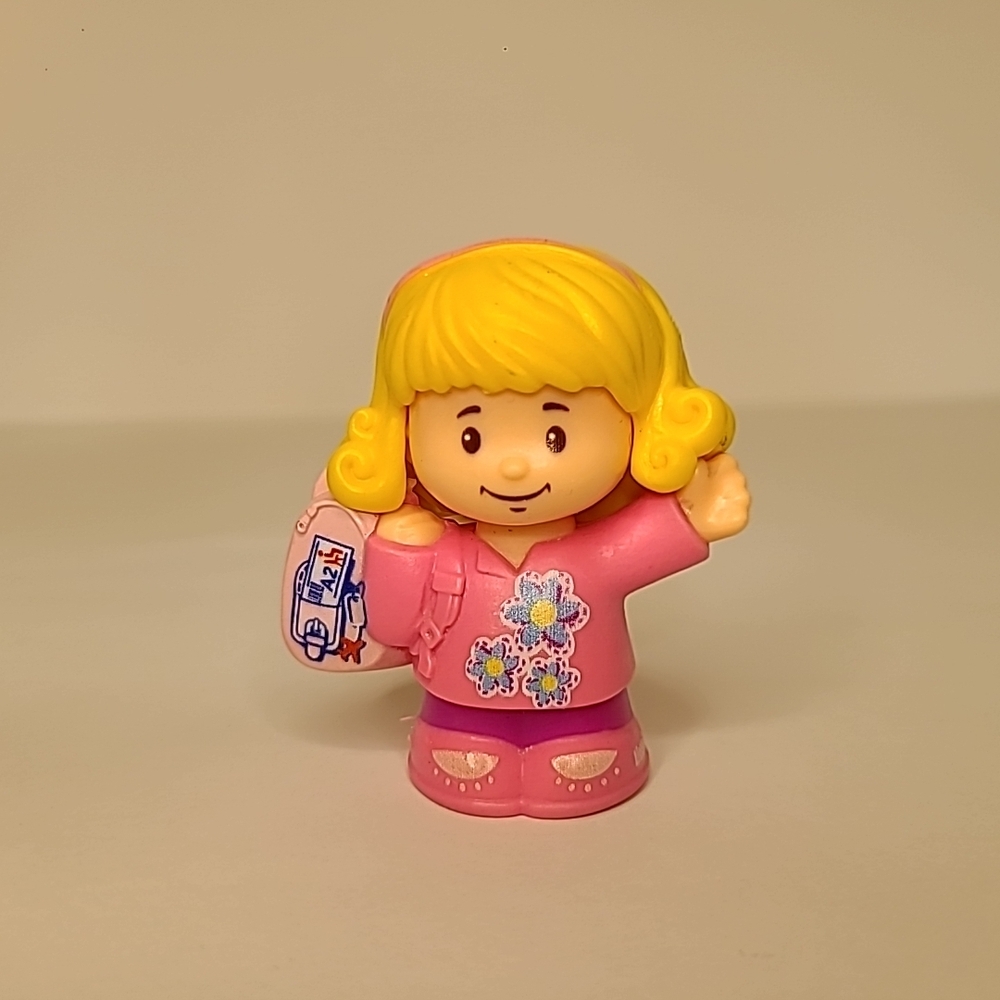 Fisher Price Little People Travel Together Emma with Backpack
